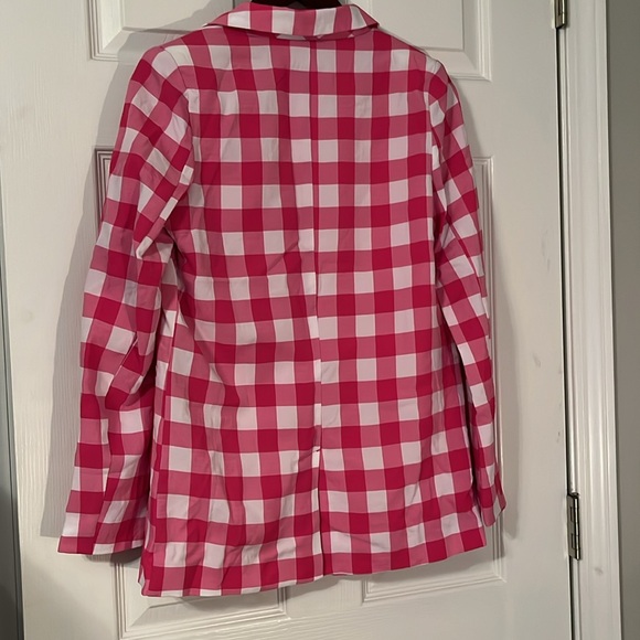 TCEC checked blazer with shoulder pads - Picture 4 of 4